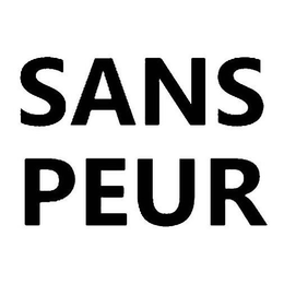 SANS PEUR trademark