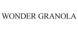 WONDER GRANOLA trademark