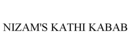 NIZAM'S KATHI KABAB trademark