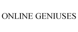 ONLINE GENIUSES trademark