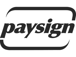 PAYSIGN trademark