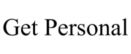 GET PERSONAL trademark