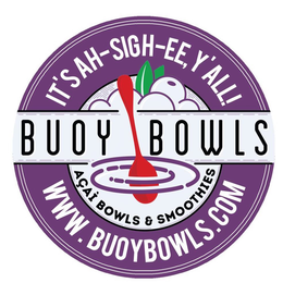 IT'S AH-SIGH-EE, Y'ALL BUOY BOWLS ACAI BOWLS & SMOOTHIES WWW.BUOYBOWLS.COM trademark