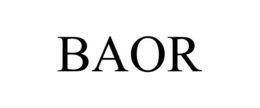 BAOR trademark