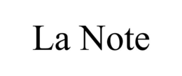 LA NOTE trademark