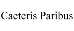CAETERIS PARIBUS trademark