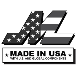 M MADE IN USA WITH U.S. AND GLOBAL COMPONENTS trademark