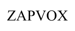 ZAPVOX trademark