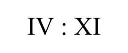IV : XI trademark