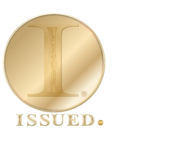 I ISSUED. ISSUED. trademark