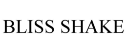 BLISS SHAKE trademark