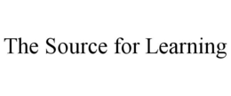 THE SOURCE FOR LEARNING trademark