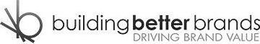 B BUILDING BETTER BRANDS DRIVING BRAND VALUE trademark