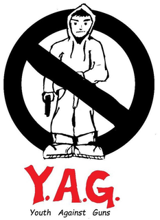 Y. A. G. YOUTH AGAINST GUNS trademark