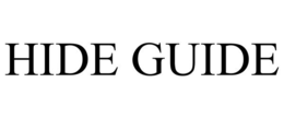 HIDE GUIDE trademark