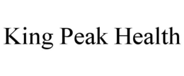 KING PEAK HEALTH trademark