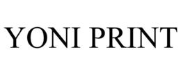 YONI PRINT trademark