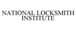 NATIONAL LOCKSMITH INSTITUTE trademark