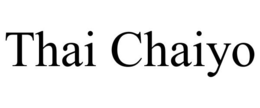 THAI CHAIYO trademark
