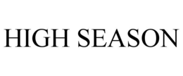 HIGH SEASON trademark