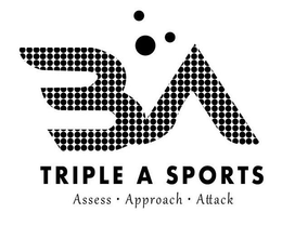3A TRIPLE A SPORTS ASSESS · APPROACH · ATTACK trademark
