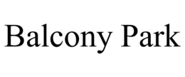 BALCONY PARK trademark