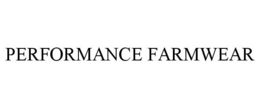 PERFORMANCE FARMWEAR trademark