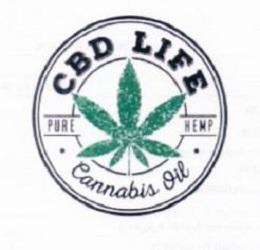 CBD LIFE PURE HEMP CANNABIS OIL trademark
