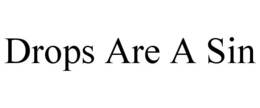 DROPS ARE A SIN trademark