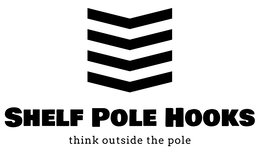 SHELF POLE HOOKS THINK OUTSIDE THE POLE trademark