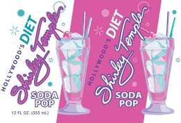 HOLLYWOOD'S DIET SHIRLEY TEMPLE SODA POP 12 FL OZ. (355 ML) trademark