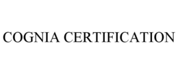 COGNIA CERTIFICATION trademark