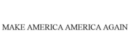MAKE AMERICA AMERICA AGAIN trademark