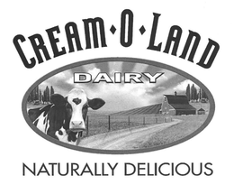 CREAM-O-LAND DAIRY NATURALLY DELICIOUS trademark