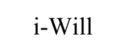 I-WILL trademark