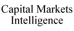 CAPITAL MARKETS INTELLIGENCE trademark