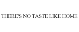 THERE'S NO TASTE LIKE HOME trademark