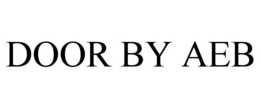 DOOR BY AEB trademark