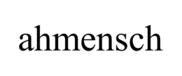AHMENSCH trademark