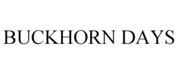 BUCKHORN DAYS trademark
