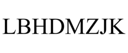 LBHDMZJK trademark