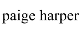 PAIGE HARPER trademark