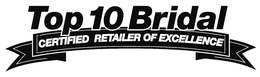 TOP 10 BRIDAL CERTIFIED RETAILER OF EXCELLENCE trademark