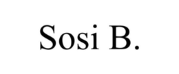 SOSI B. trademark