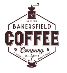 SINCE 2018 BAKERSFIELD COFFEE COMPANY ROASTED DAILY SMALL BATCH BREWED FRESH trademark