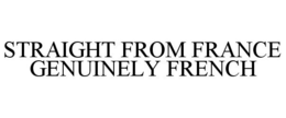 STRAIGHT FROM FRANCE GENUINELY FRENCH trademark