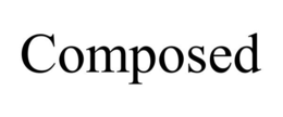 COMPOSED trademark