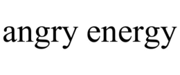 ANGRY ENERGY trademark