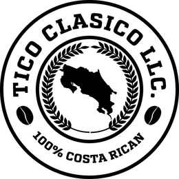 TICO CLASICO LLC. 100% COSTA RICAN trademark