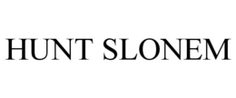 HUNT SLONEM trademark